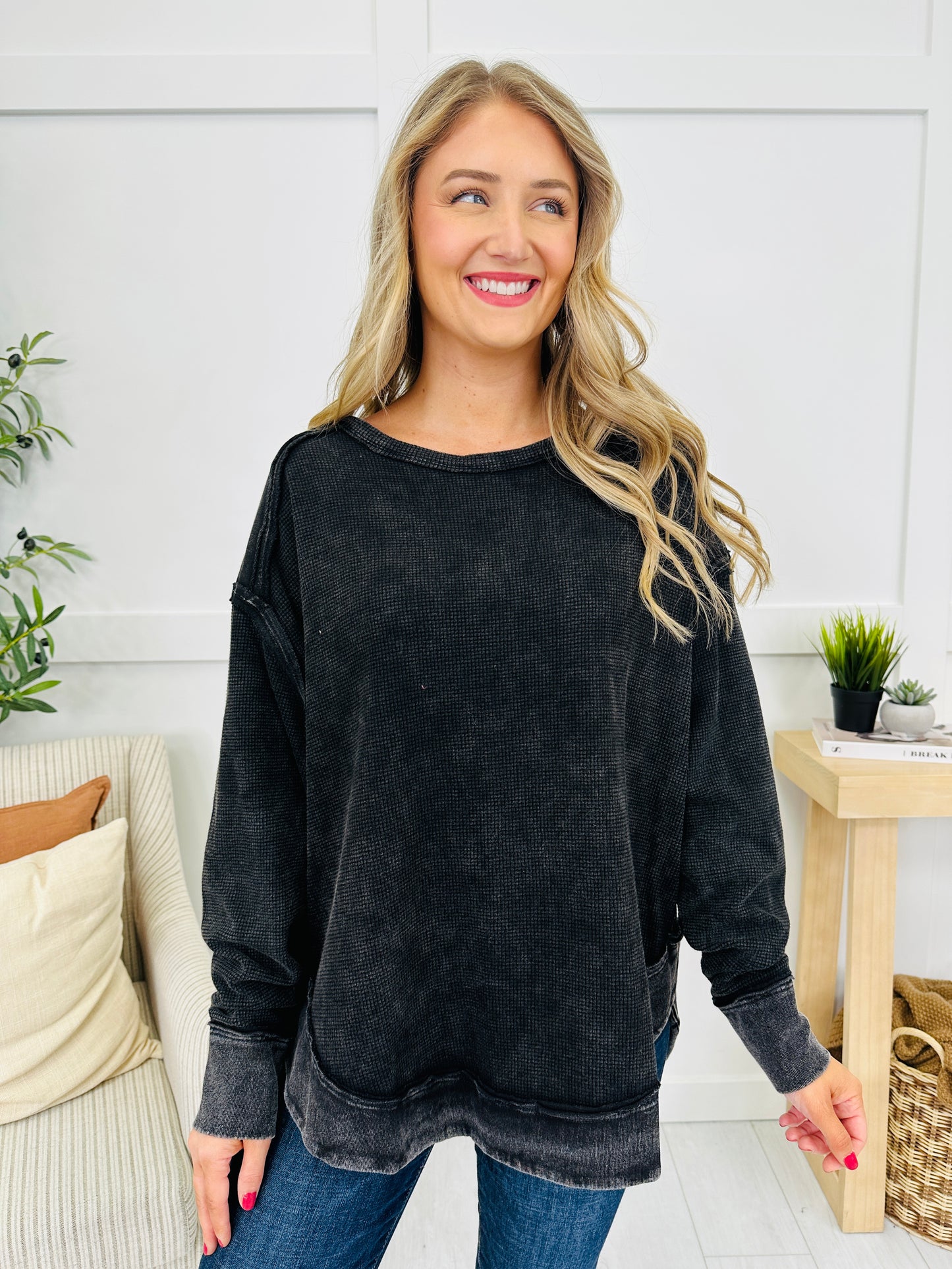 Nothing But Time Pullover- Multiple Colors!