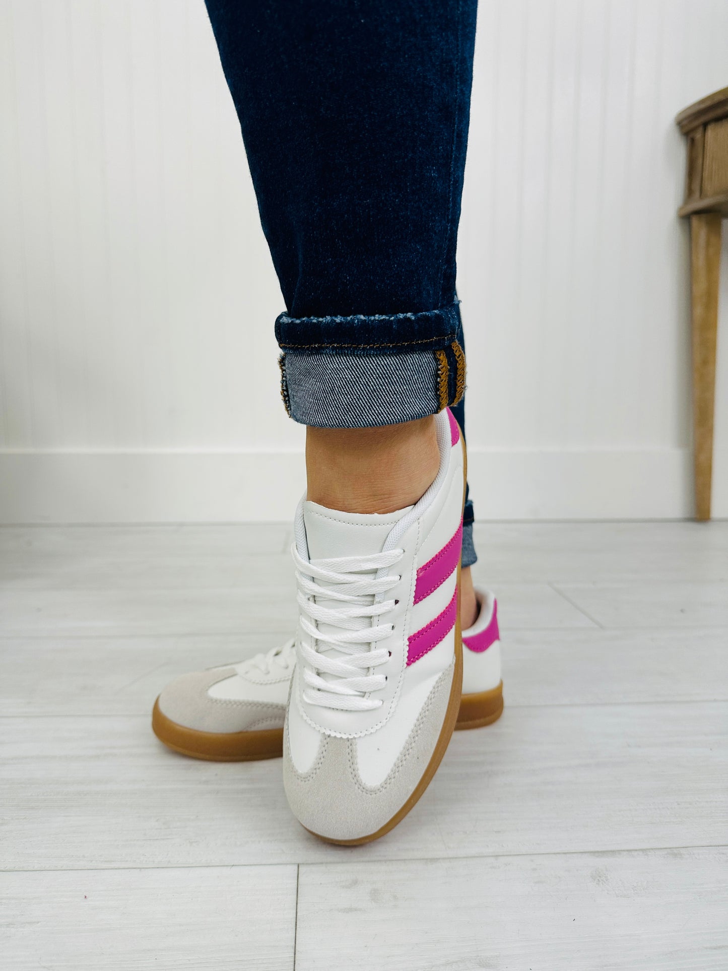 Downtown Dash Sneakers in Fuchsia