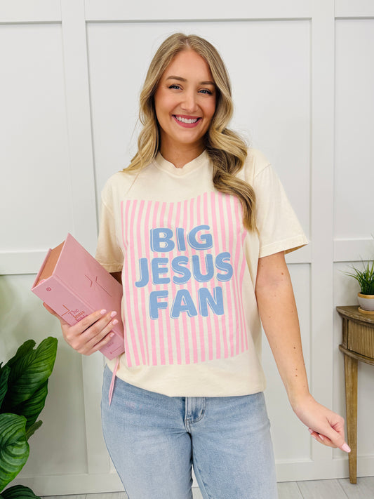 Big Jesus Fan Graphic Tee