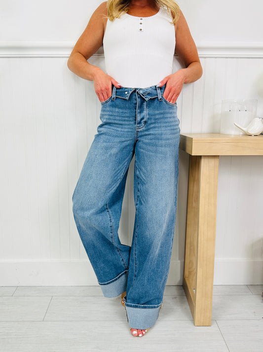 Judy Blue Leading The Trend Straight Jeans
