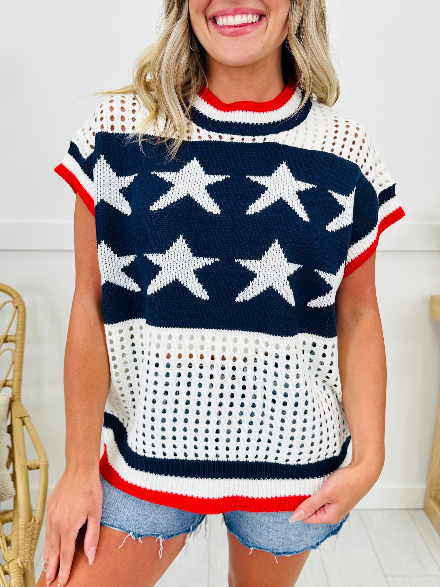 Star Spangled Babe Top
