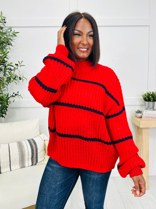 Turn The Tempo Sweater in Ruby
