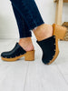 All Set To Strut Clogs in Black