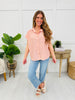 Blush Drift Button Up Top