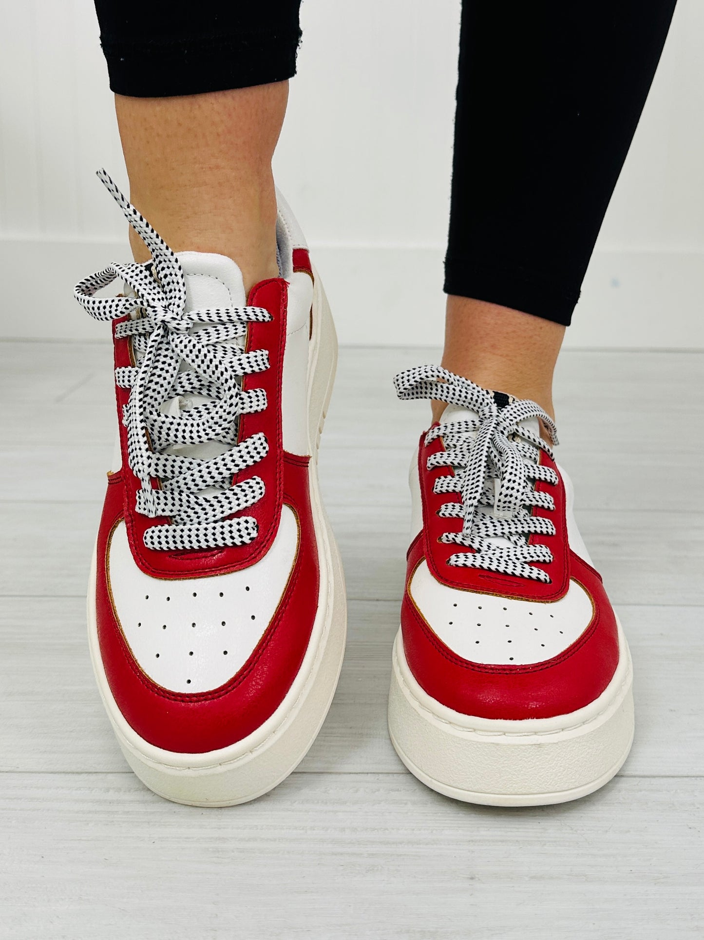 Level Up Sneaker in Red