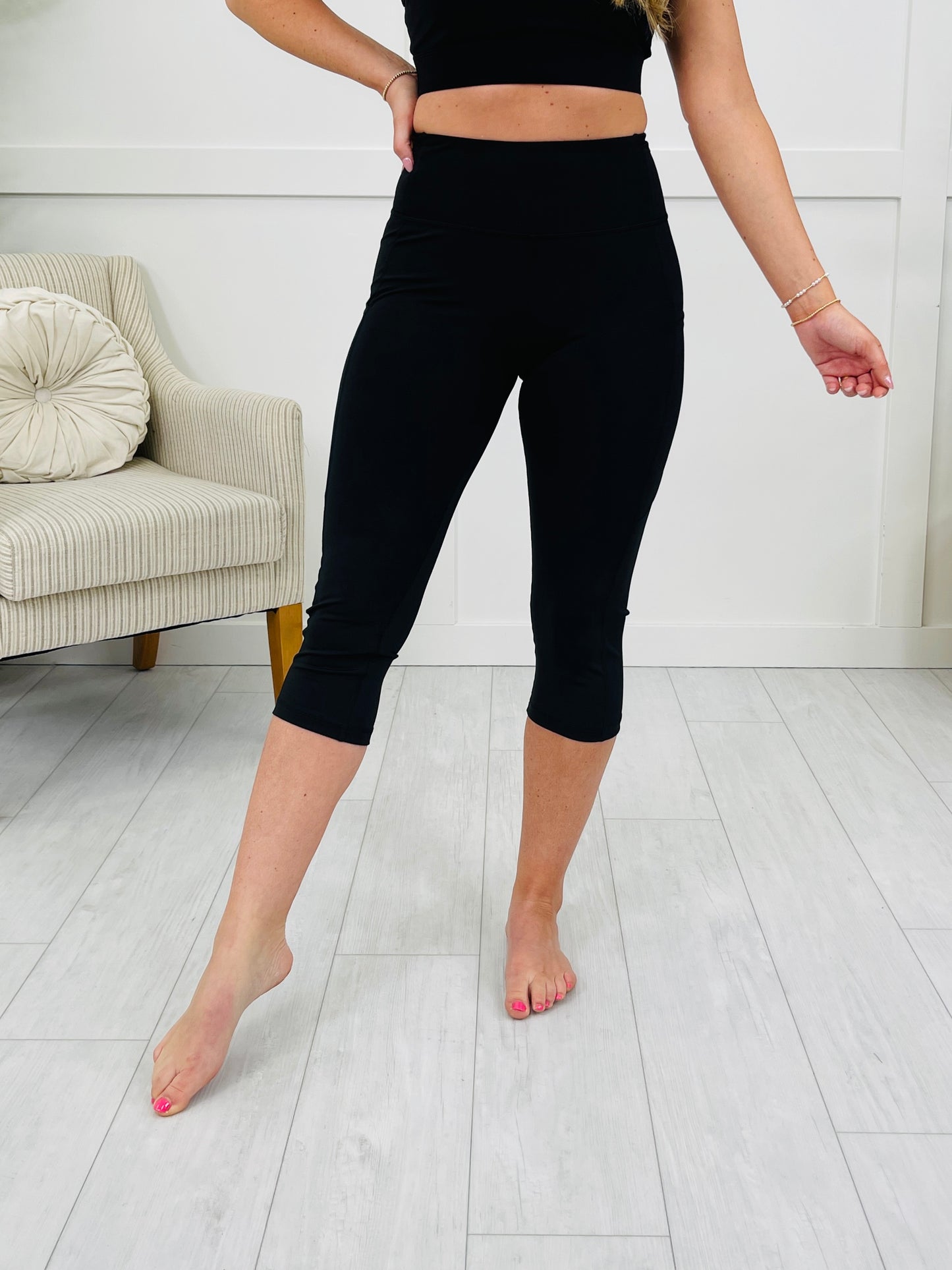 Pocket Power Capri Leggings- Multiple Colors!