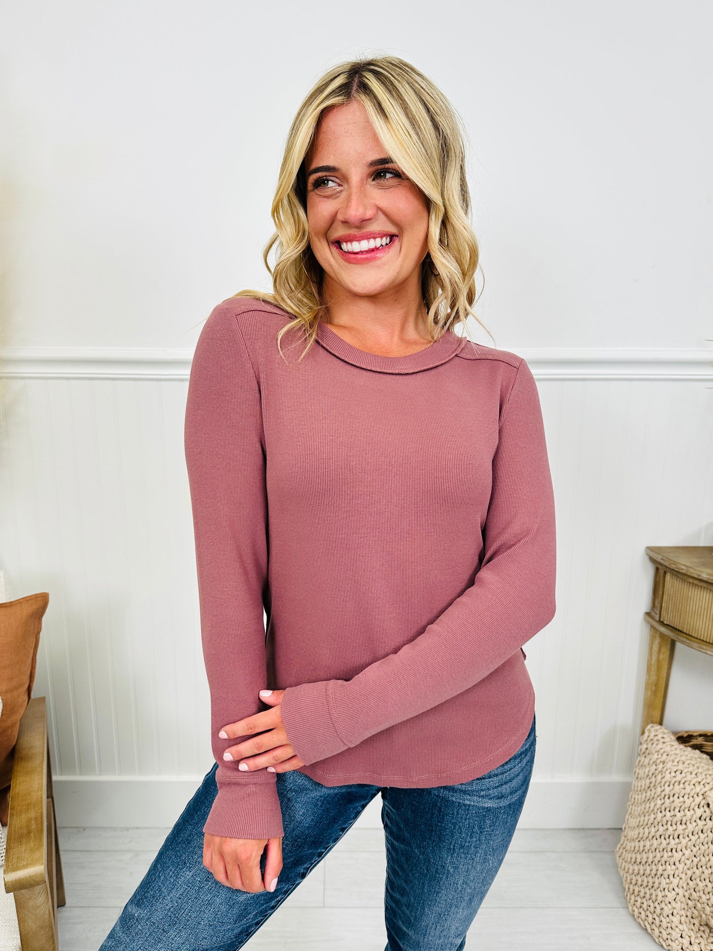 Everyday Essential Long Sleeve Top- Multiple Colors!