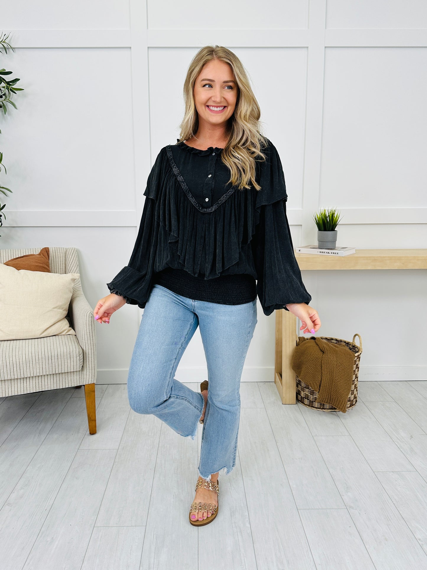 Fade Into Flair Top- Multiple Colors!