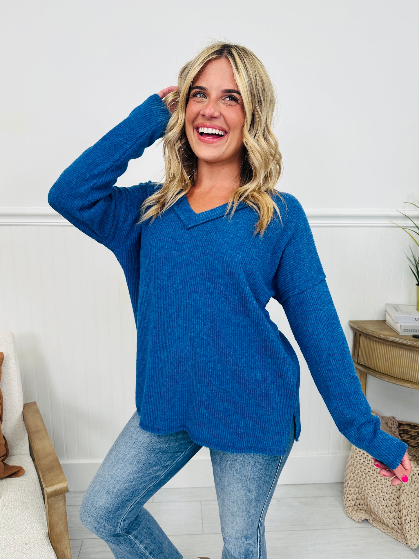 Stay Cozy Top- Multiple Colors!