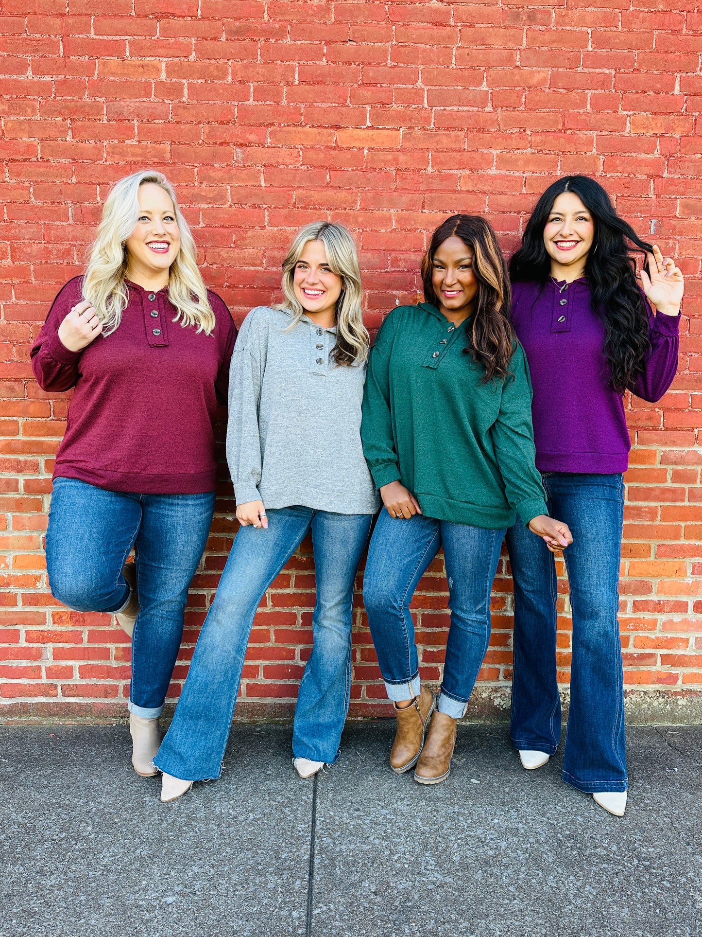 Fall Harvest Hoodie Top--Multiple Colors!