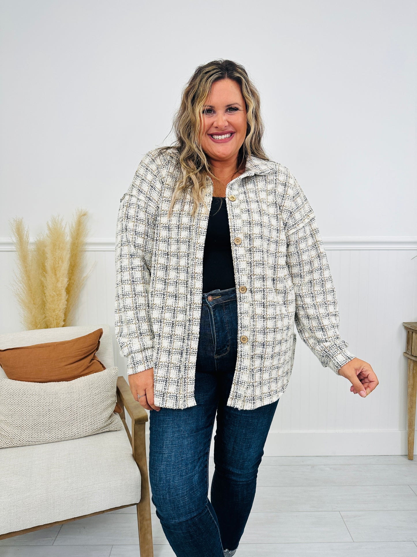 Touch of Tweed Shacket