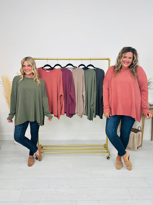 Falling For You Top- Multiple Colors!