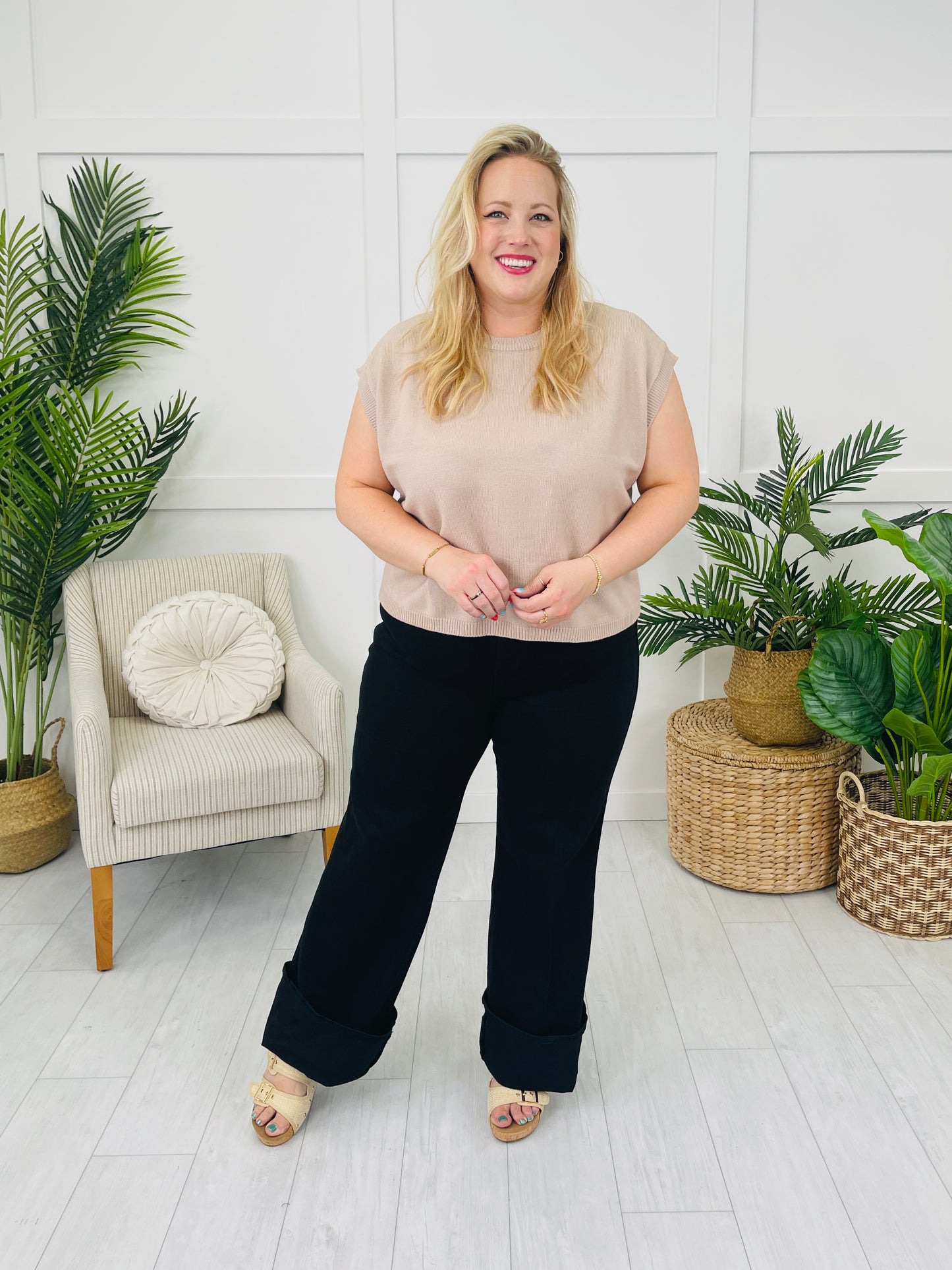 Judy Blue Cool Intentions Retro Wide Leg Jeans
