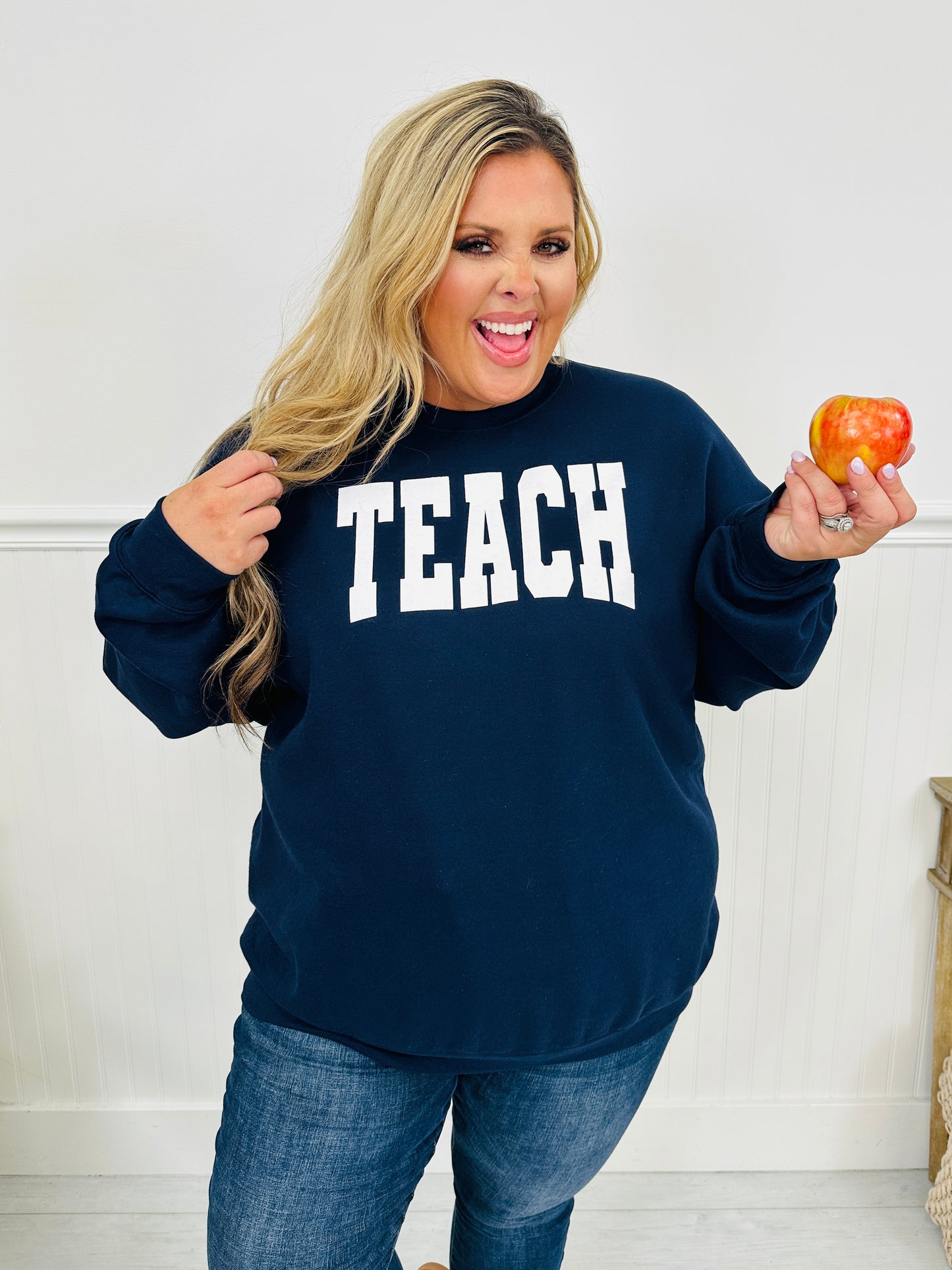 Teach Graphic Sweatshirt--Multiple Colors!