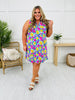 Palms And Plans Dress in Seabrook Island Print