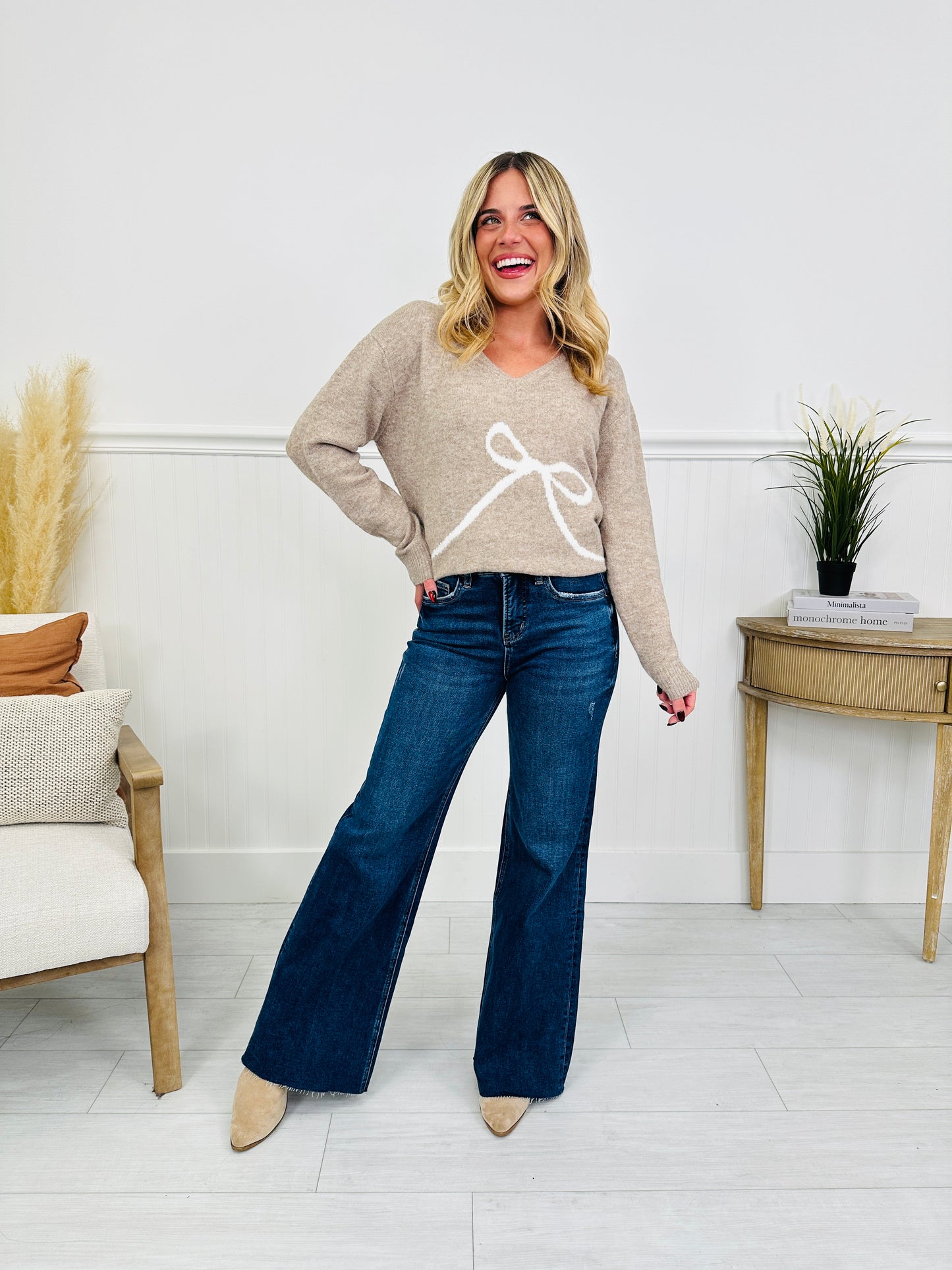 Under Control Wide Leg Tummy Control Jeans
