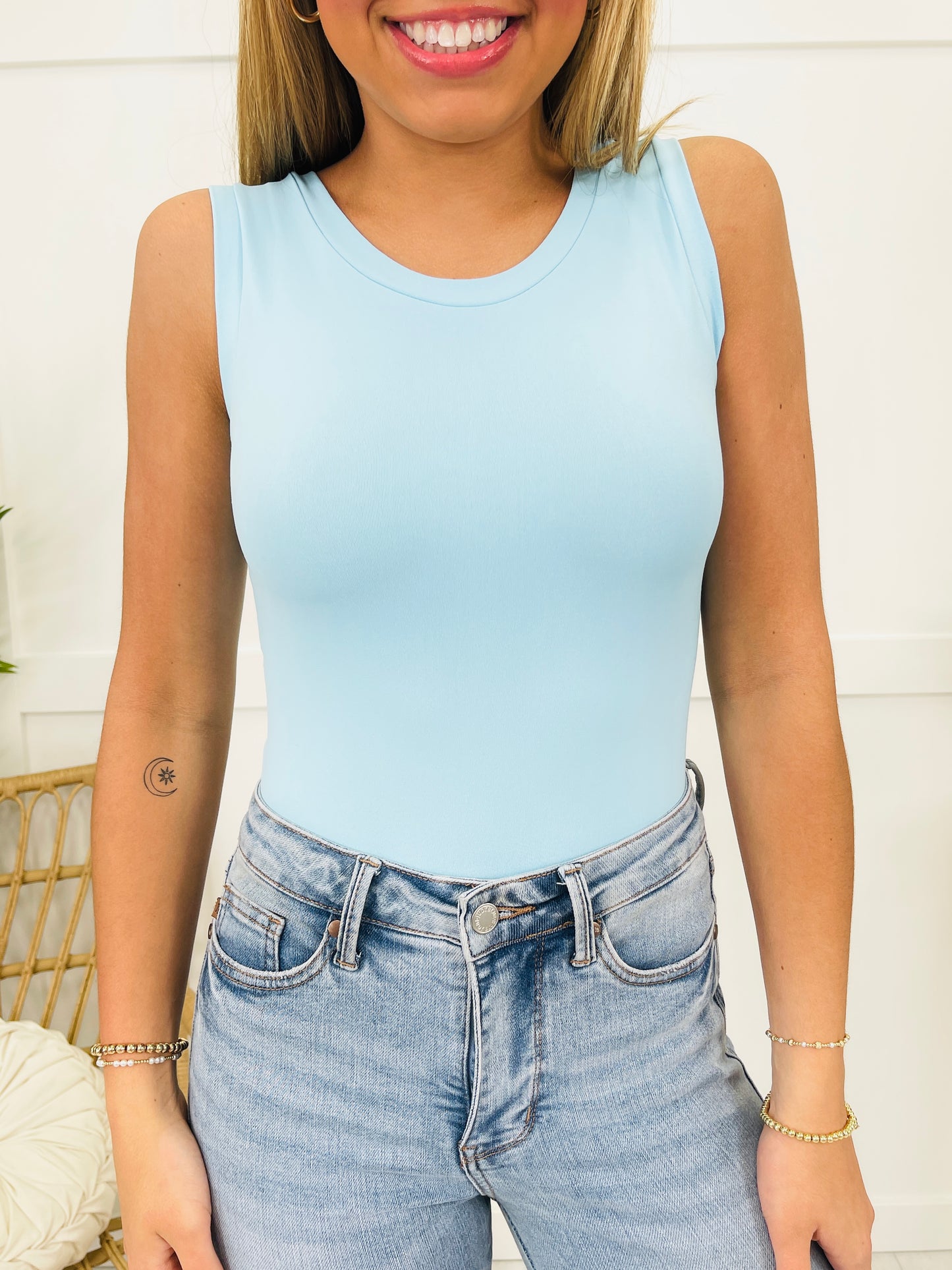 Reversible High Neckline Shapewear Tank Top- Multiple Colors!
