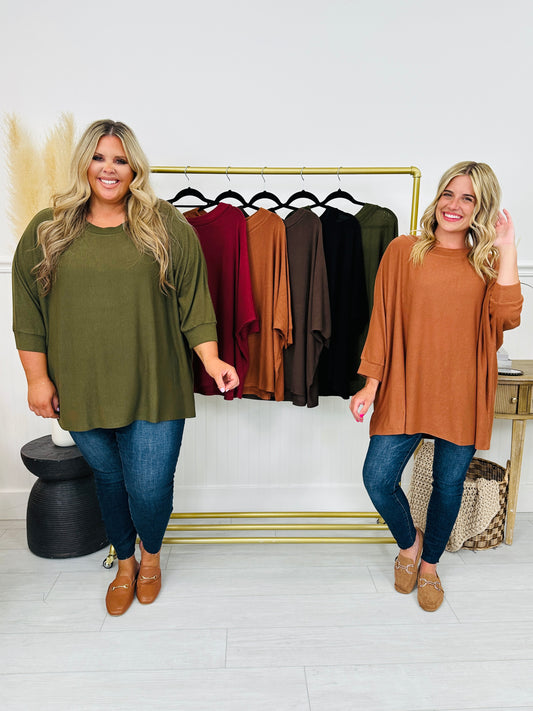 Flow Into Fall Top- Multiple Colors!