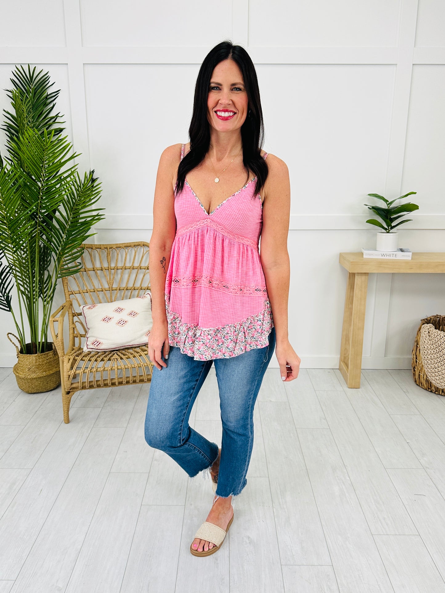 Petal Twist Tank Top