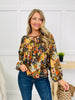 Cider Bloom Top in Burnt Orange