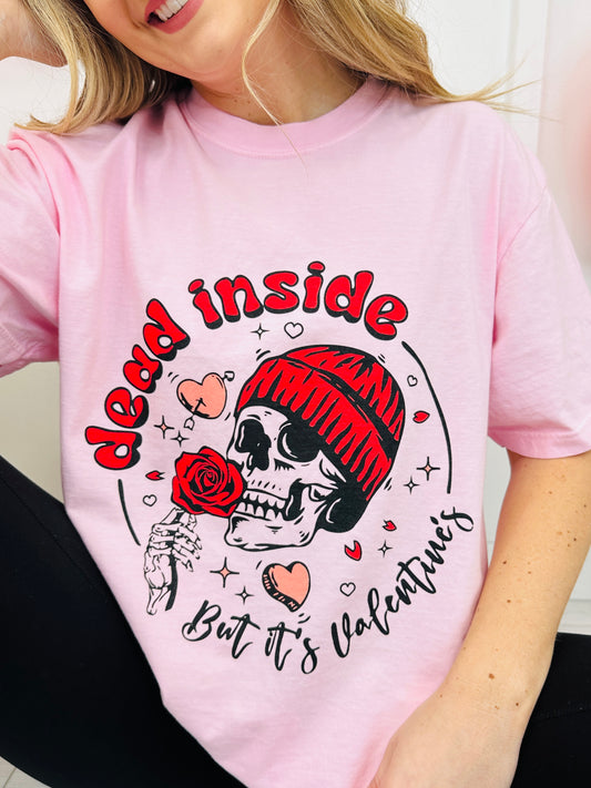 Dead Inside But It’s Valentine’s Graphic Tee