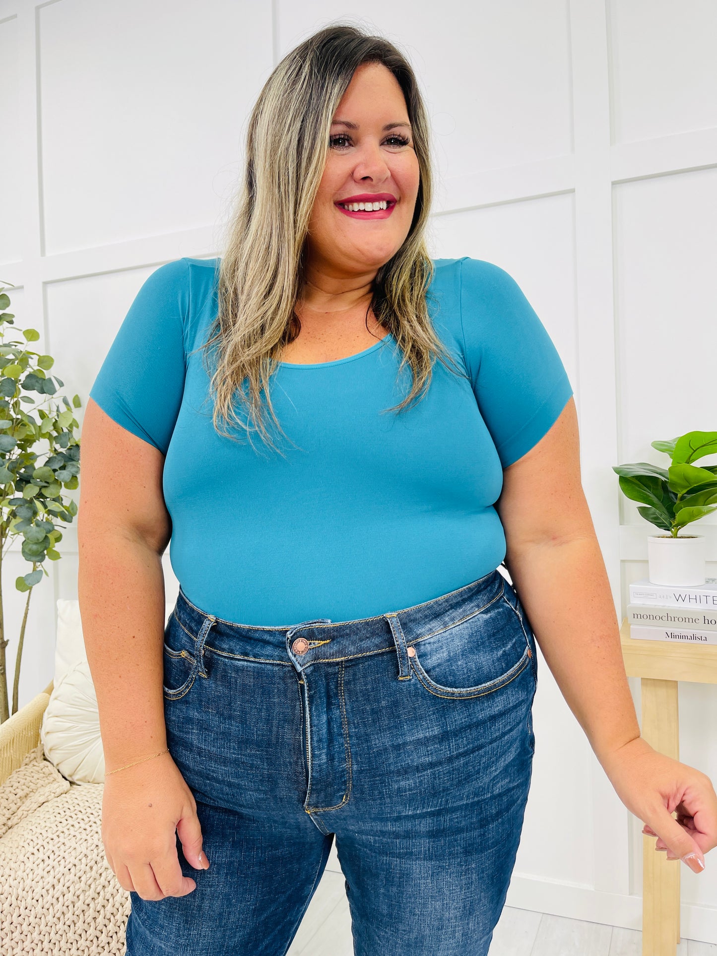 Seamless Reversible V Neck Shapewear Top- Multiple Colors!