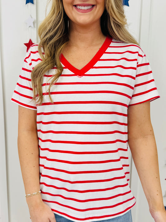 Heritage Stripes Top In Multiple Colors