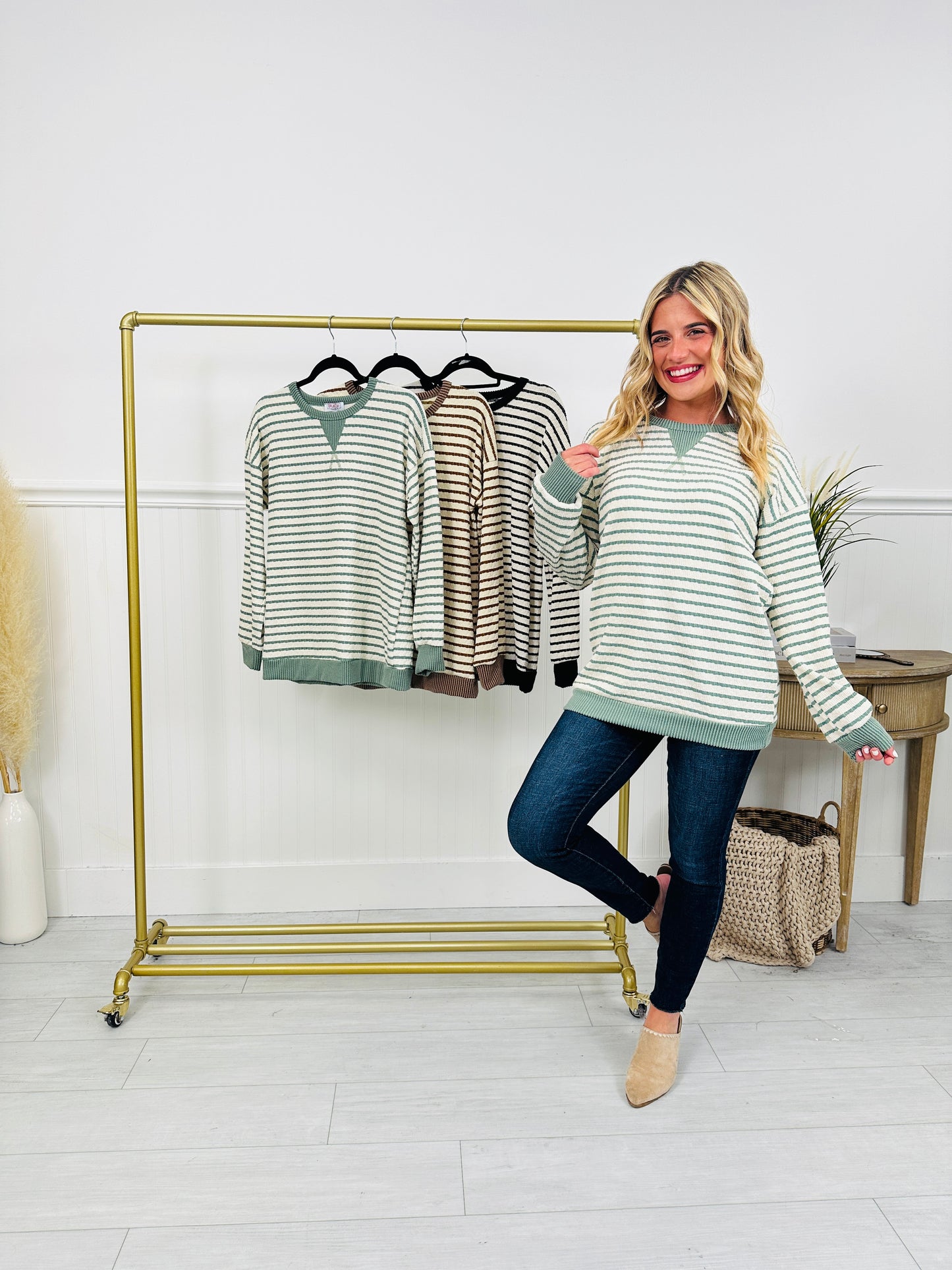 Sincerely Striped Top- Multiple Colors!