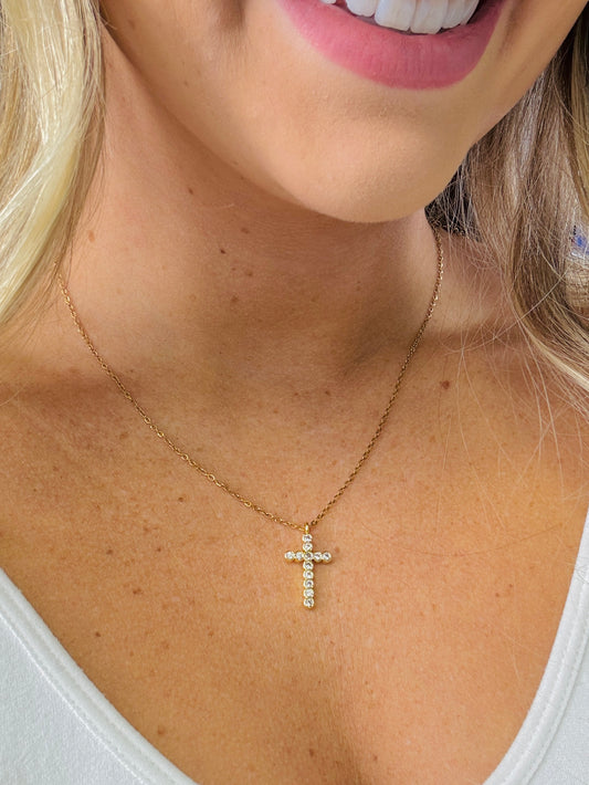 Light That Guides Cross Necklace- Multiple Colors!