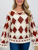 Sundown Stitchwork Top