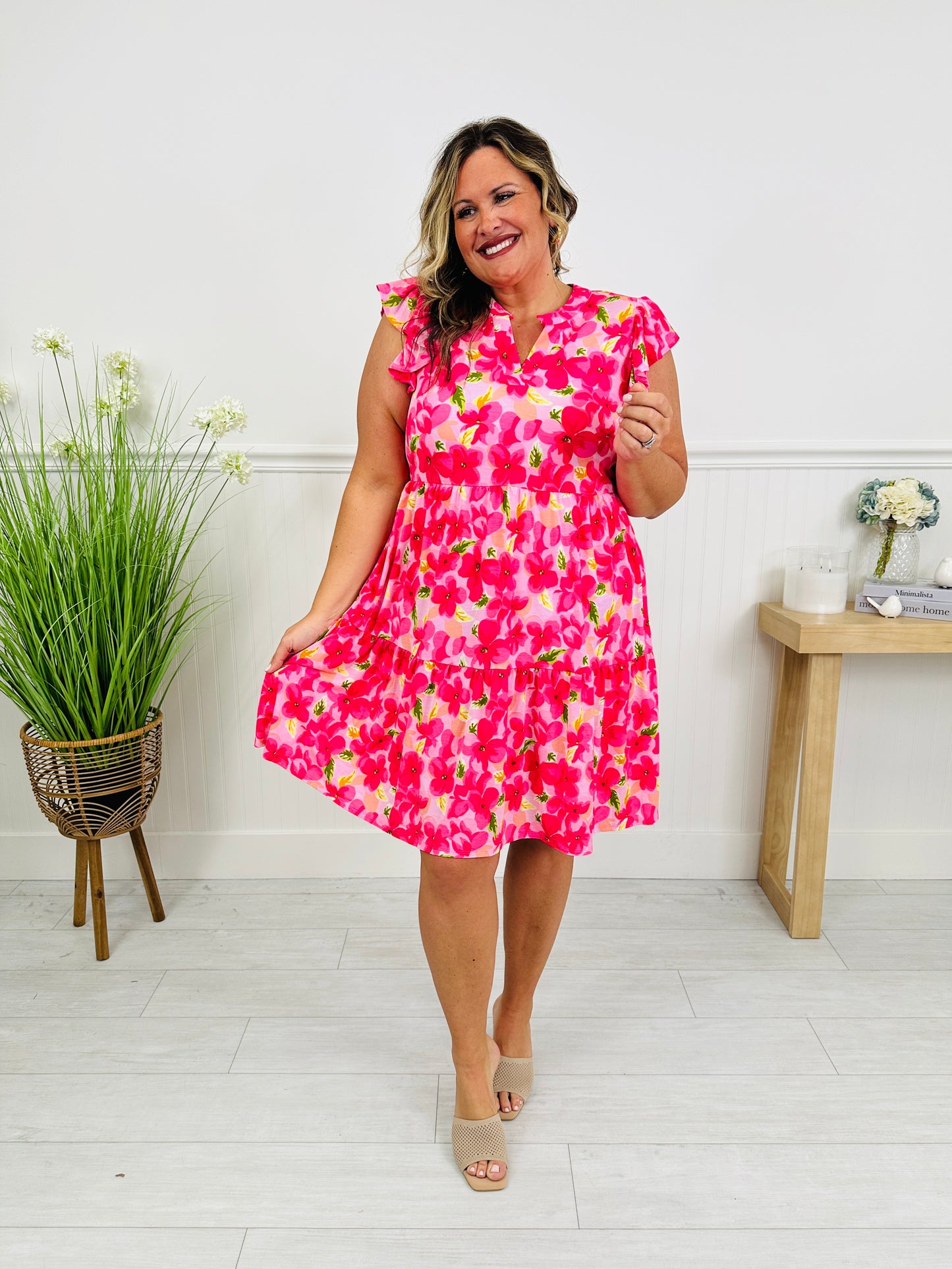 Sunshine on Repeat Dress in Charleston Print