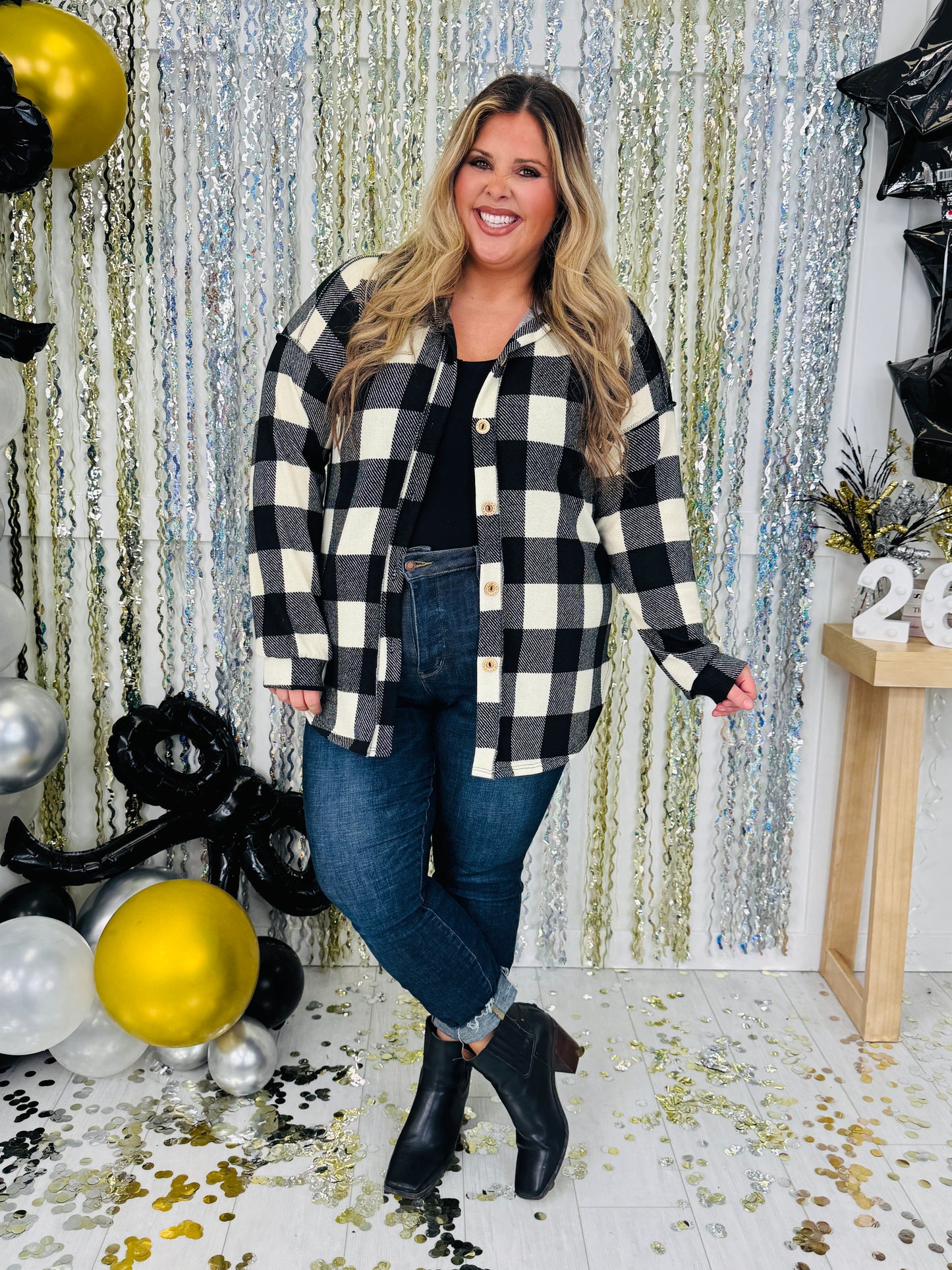 Trailside Check Shacket