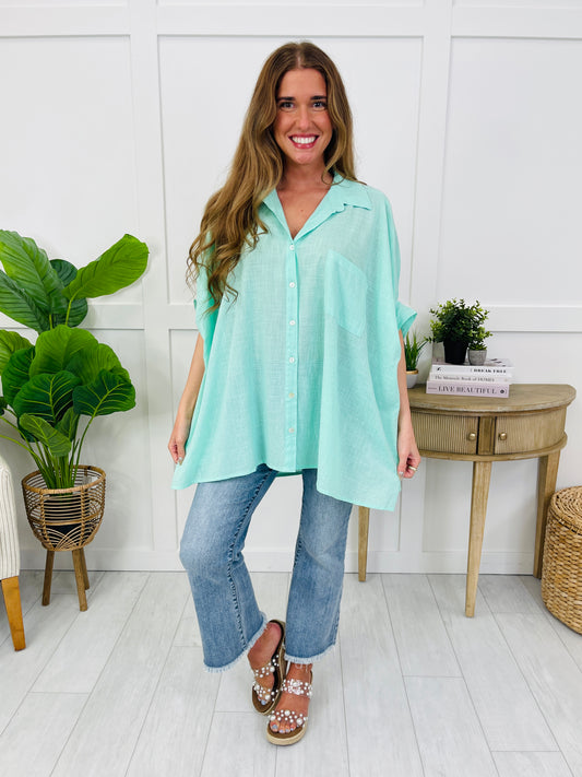 Let It Be Easy Top In Mint