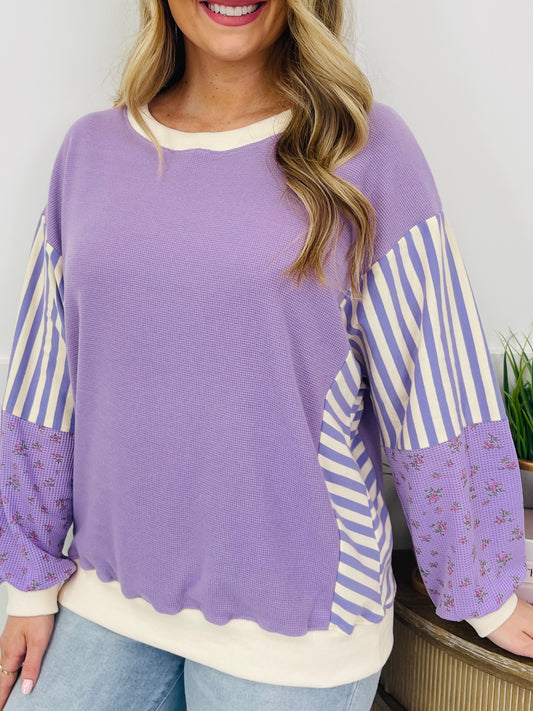 Sundays in Lavender Top