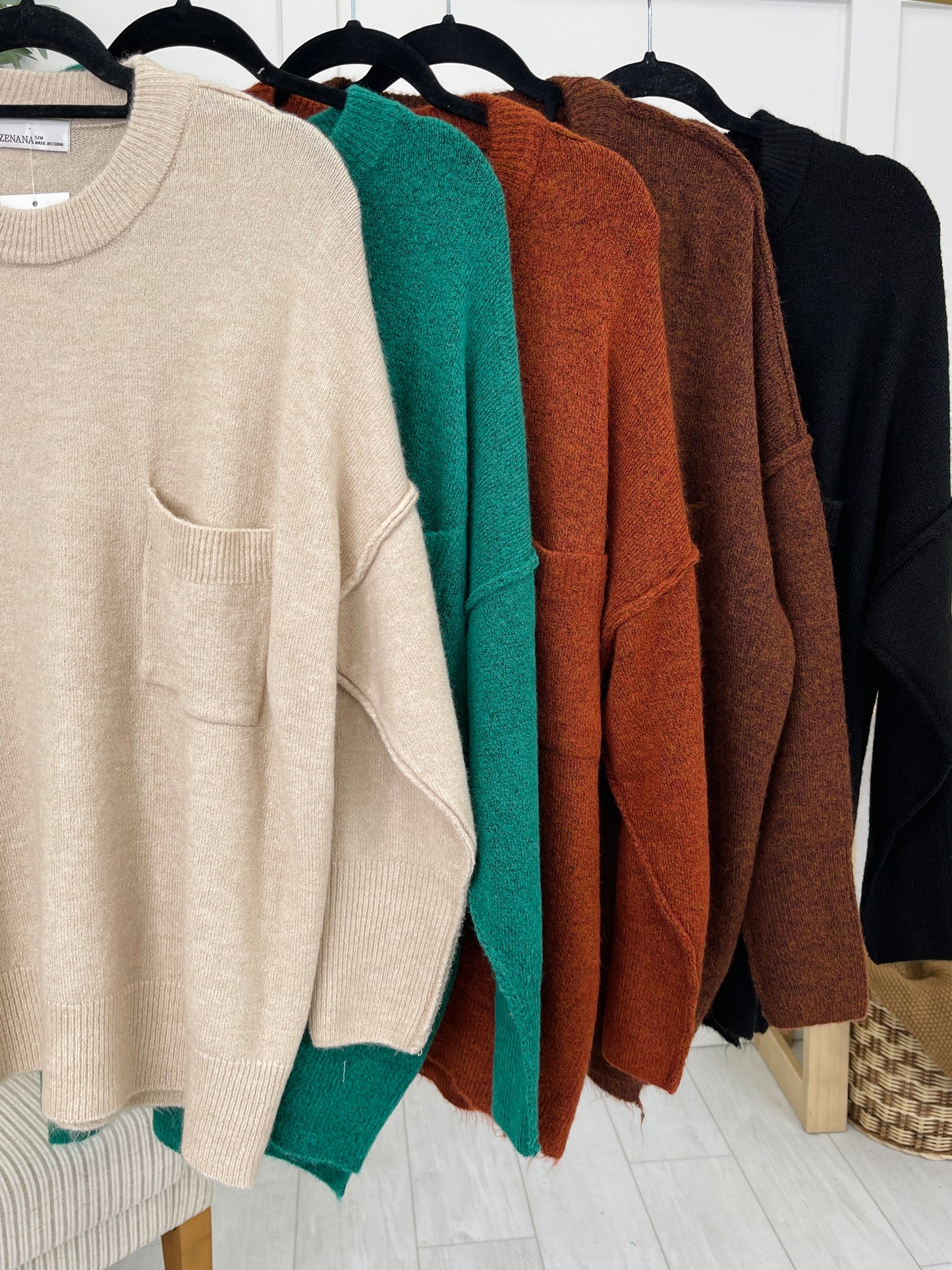 DOORBUSTER! Stayed In Layers Sweater- Multiple Colors!