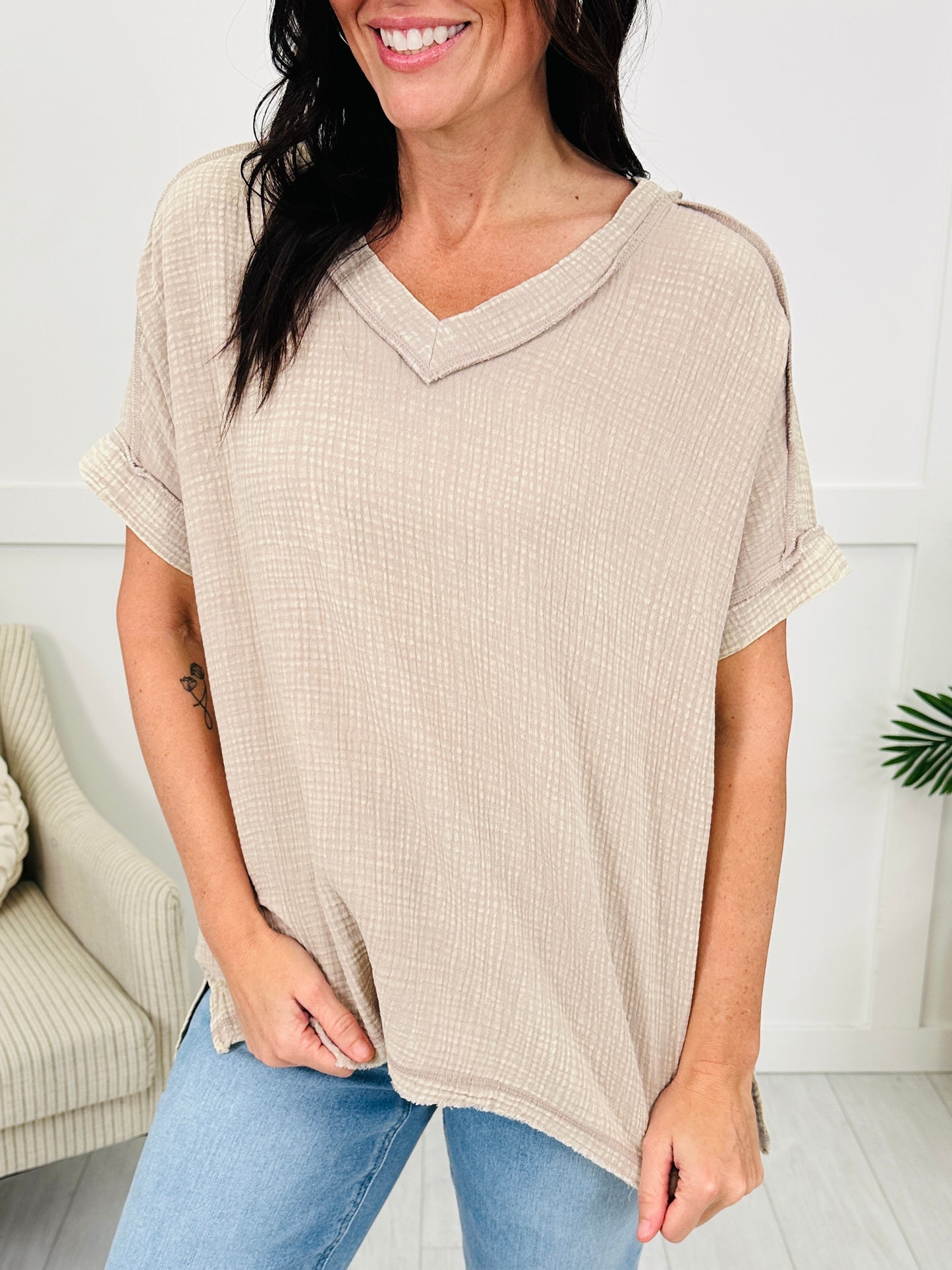 DOORBUSTER! Washed Away Wanderer Top- Multiple Colors!