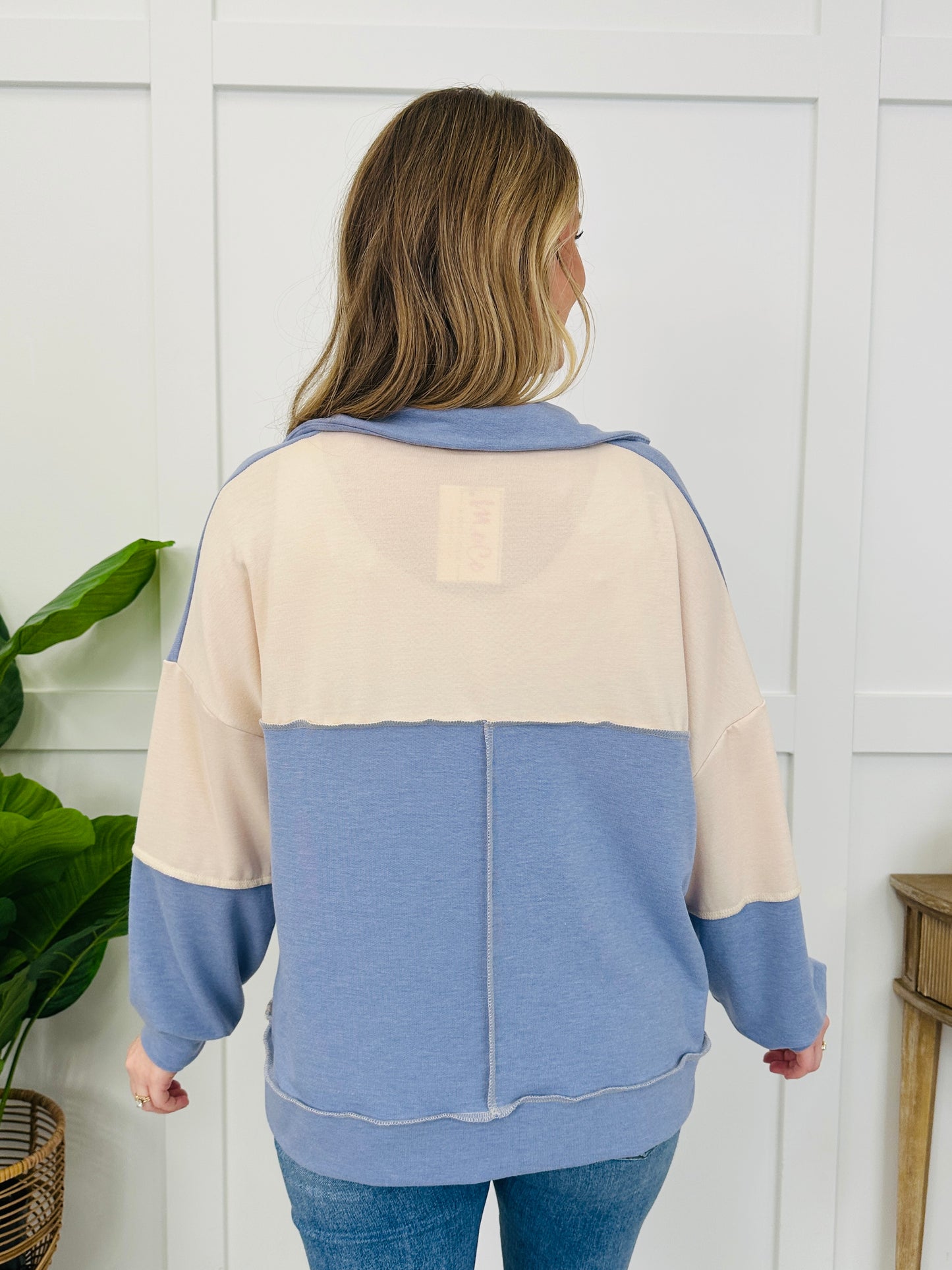 Perfectly Prepped Top In Denim