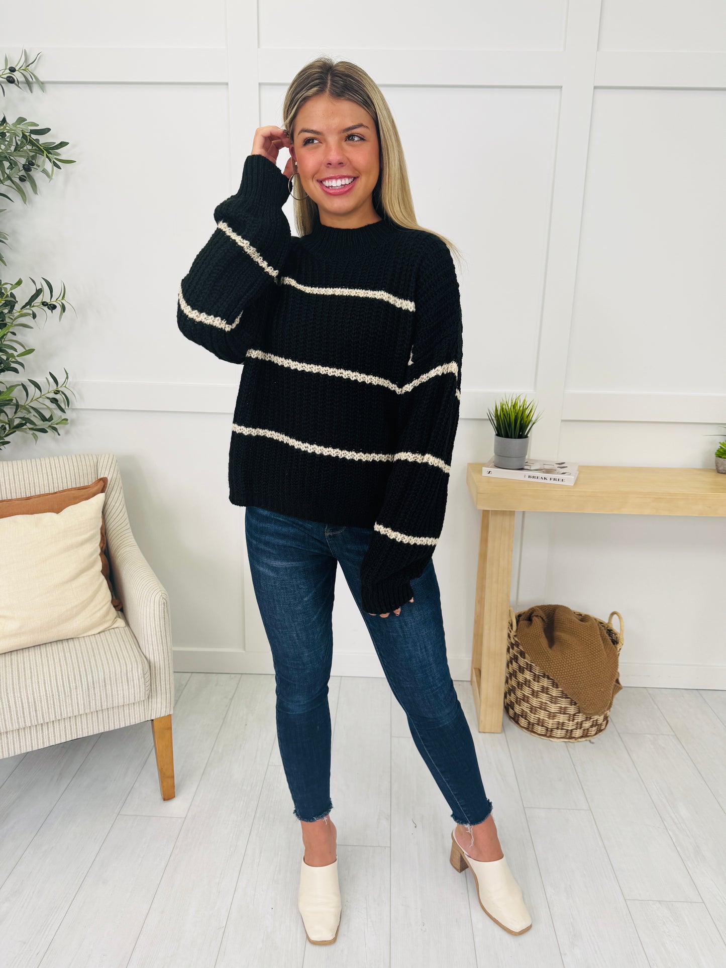 DOORBUSTER! Turn The Tempo Sweater- Multiple Colors!