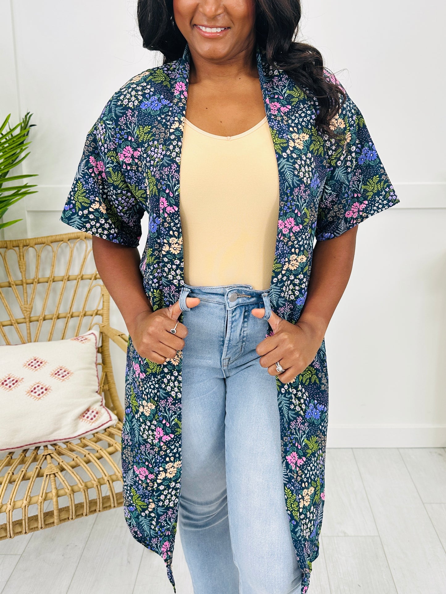 Floral Finesse Kimono