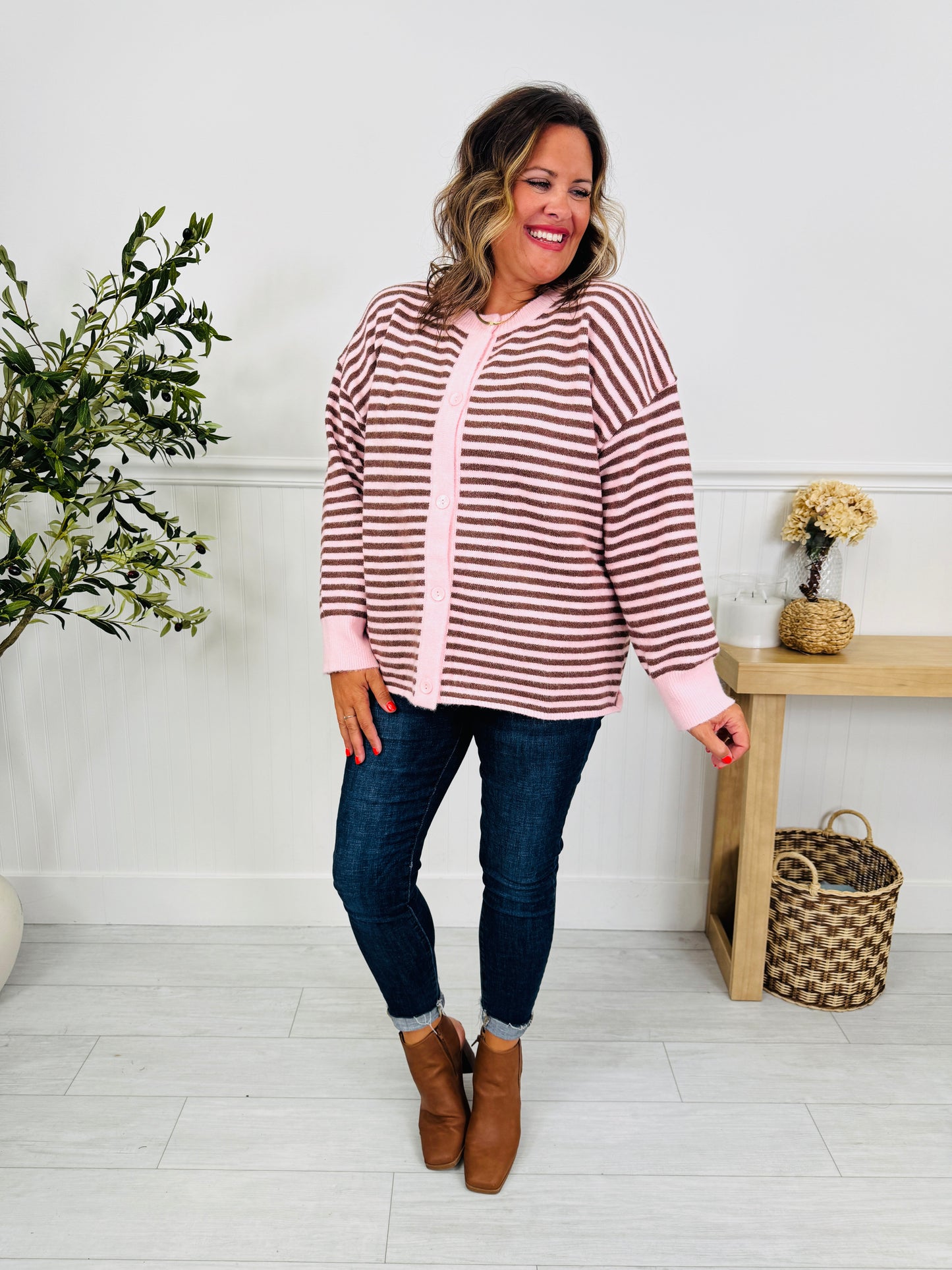 Perfectly Put Together Cardigan In Pink
