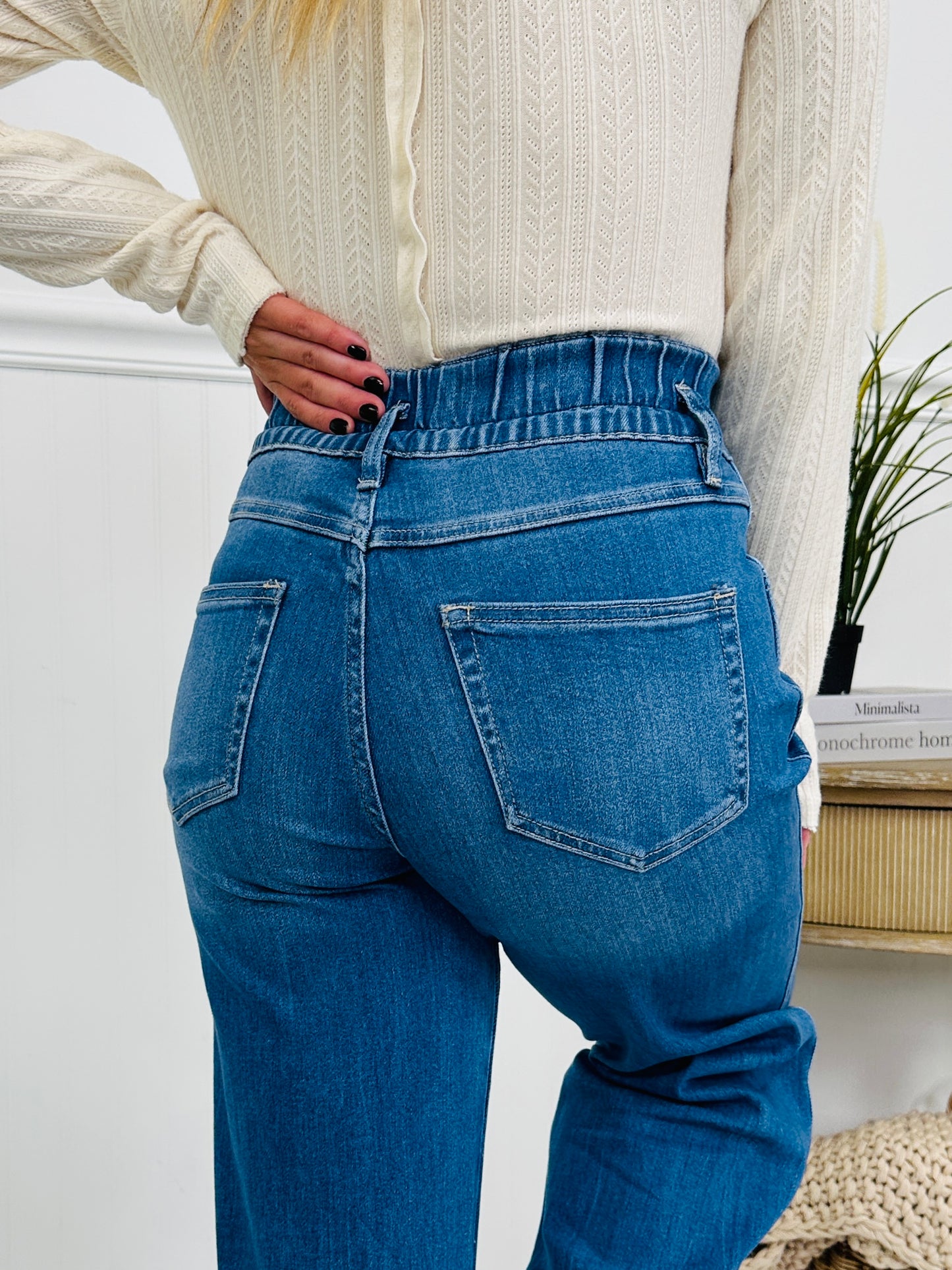 MOCO Exclusive Pull it Together Tummy Control Wide Leg Jogger Pants
