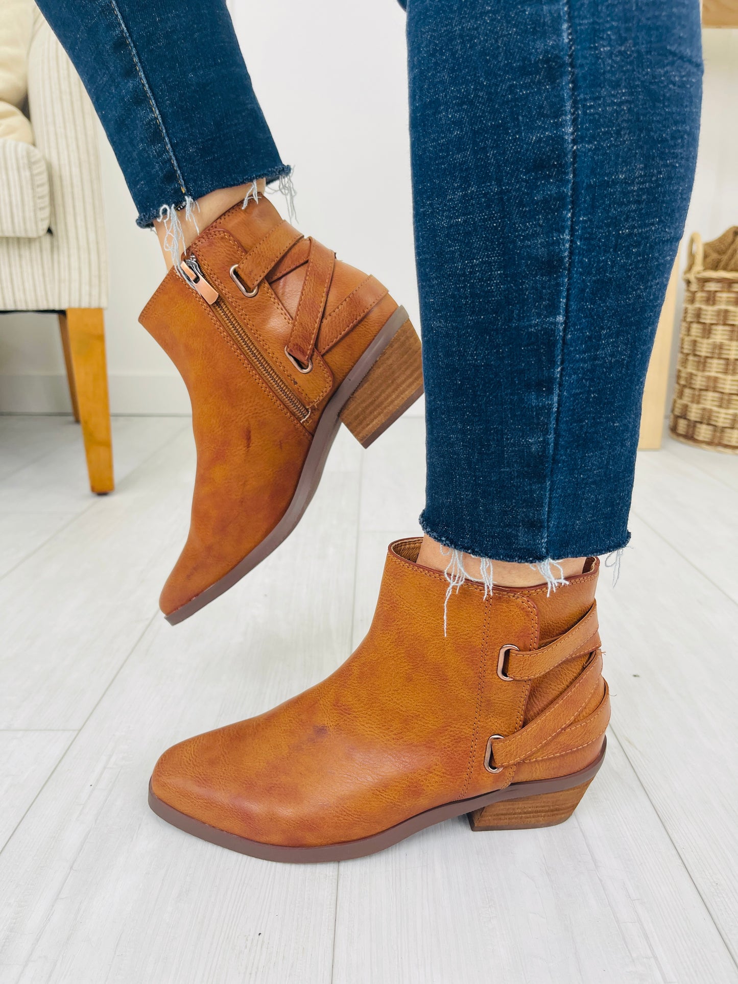 Bound To You Booties in Tan