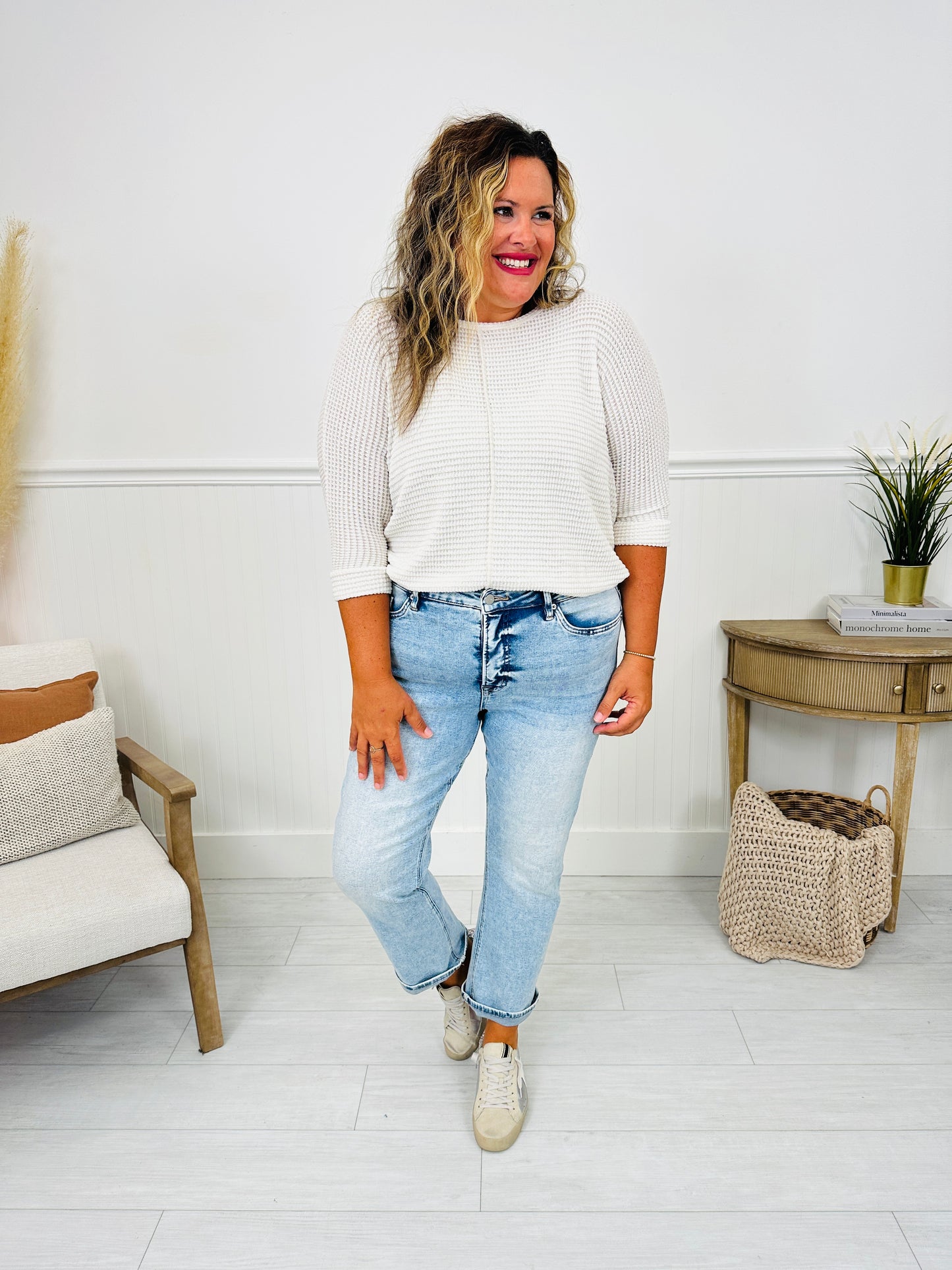 Take My Advice Tummy Control MOCO Exclusive Straight Jeans