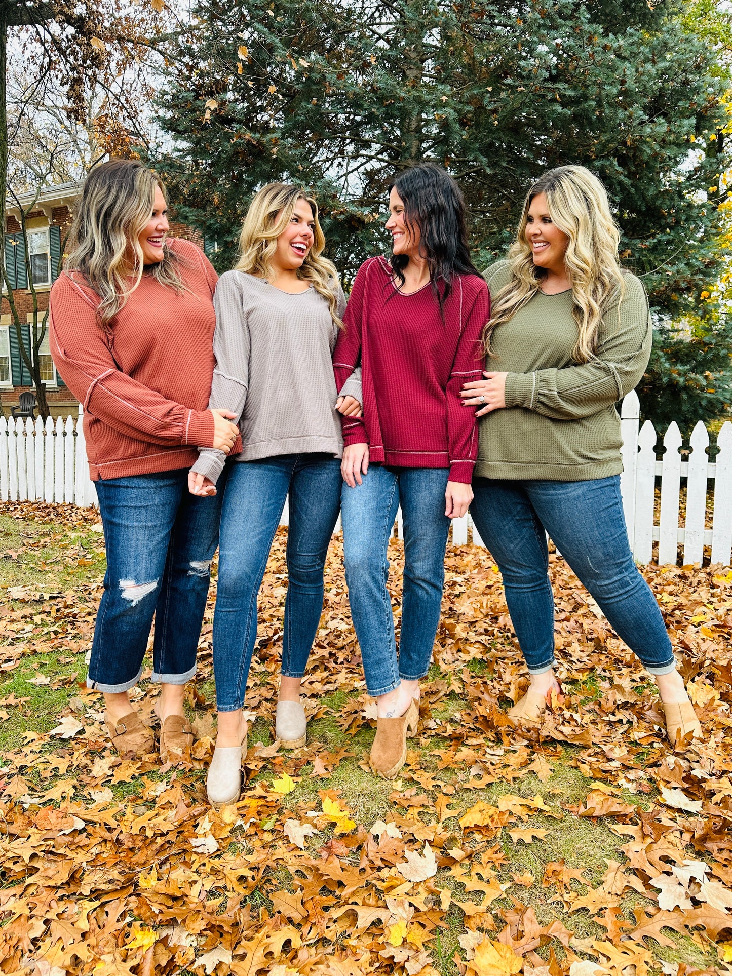 Falling for Comfort Pullover- Multiple Colors!
