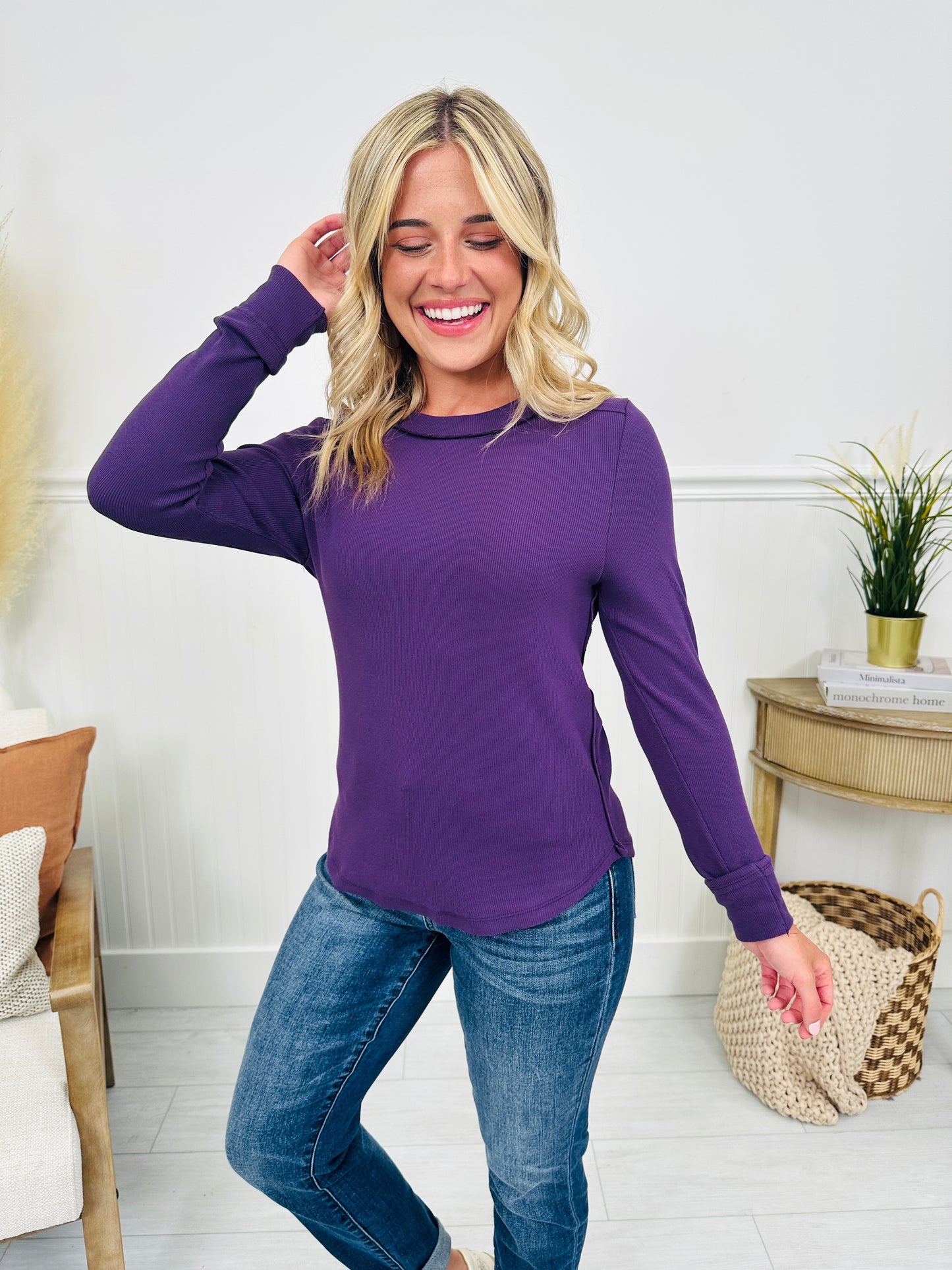Everyday Essential Long Sleeve Top- Multiple Colors!