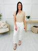 Judy Blue Perfect Match White Double Cuff Boyfriend Jeans in Reg/Curvy