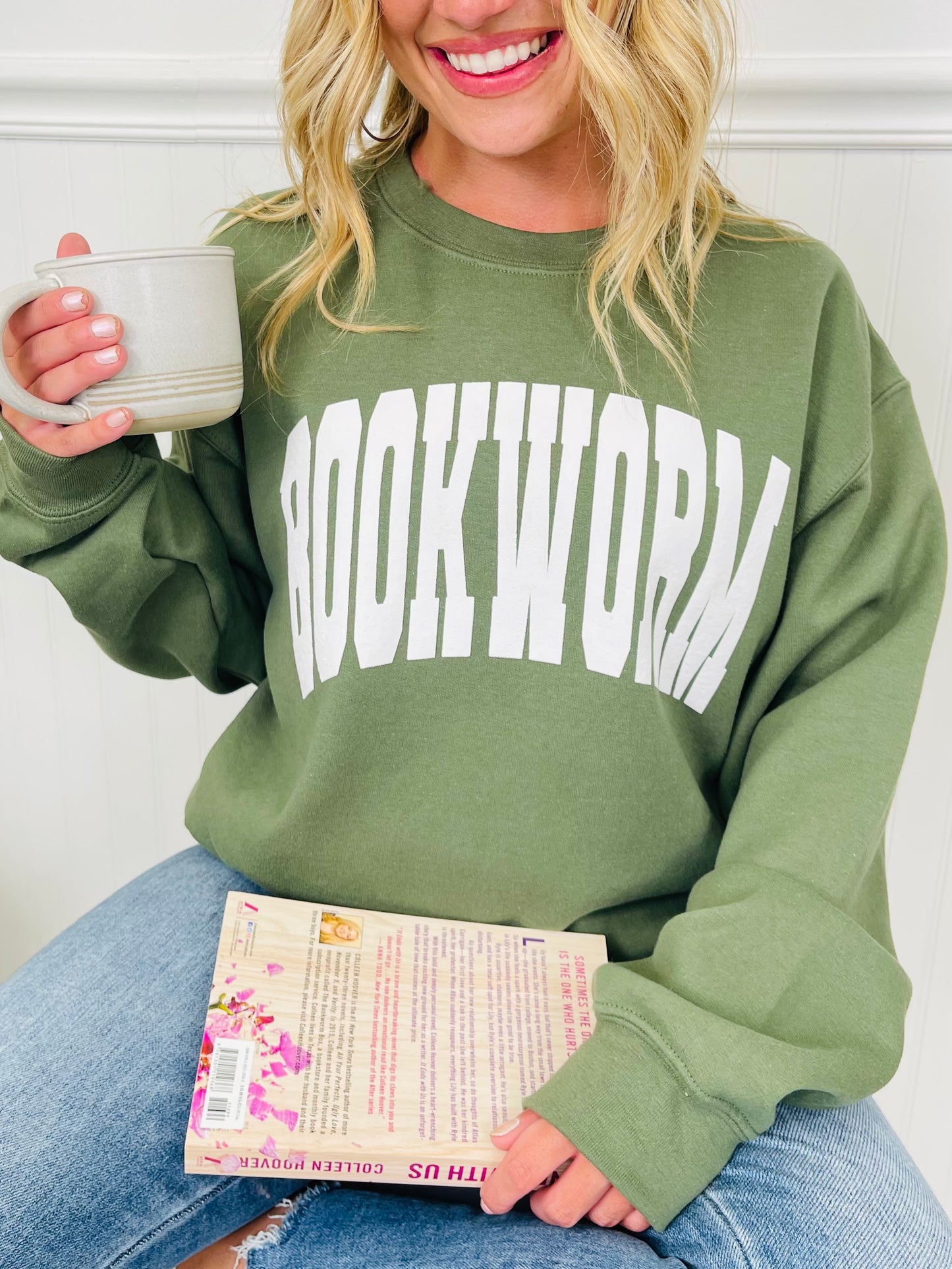Bookworm Graphic Sweatshirt- Multiple Colors!