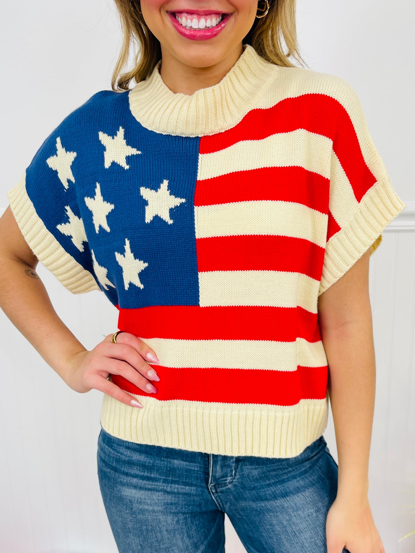 Patriotic Perfection Sweater