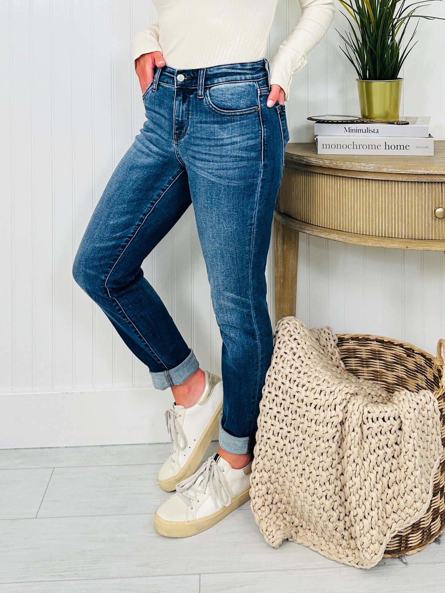 Judy Blue Plus/Reg Simply Perfect Non Distressed Slim Fit Jeans