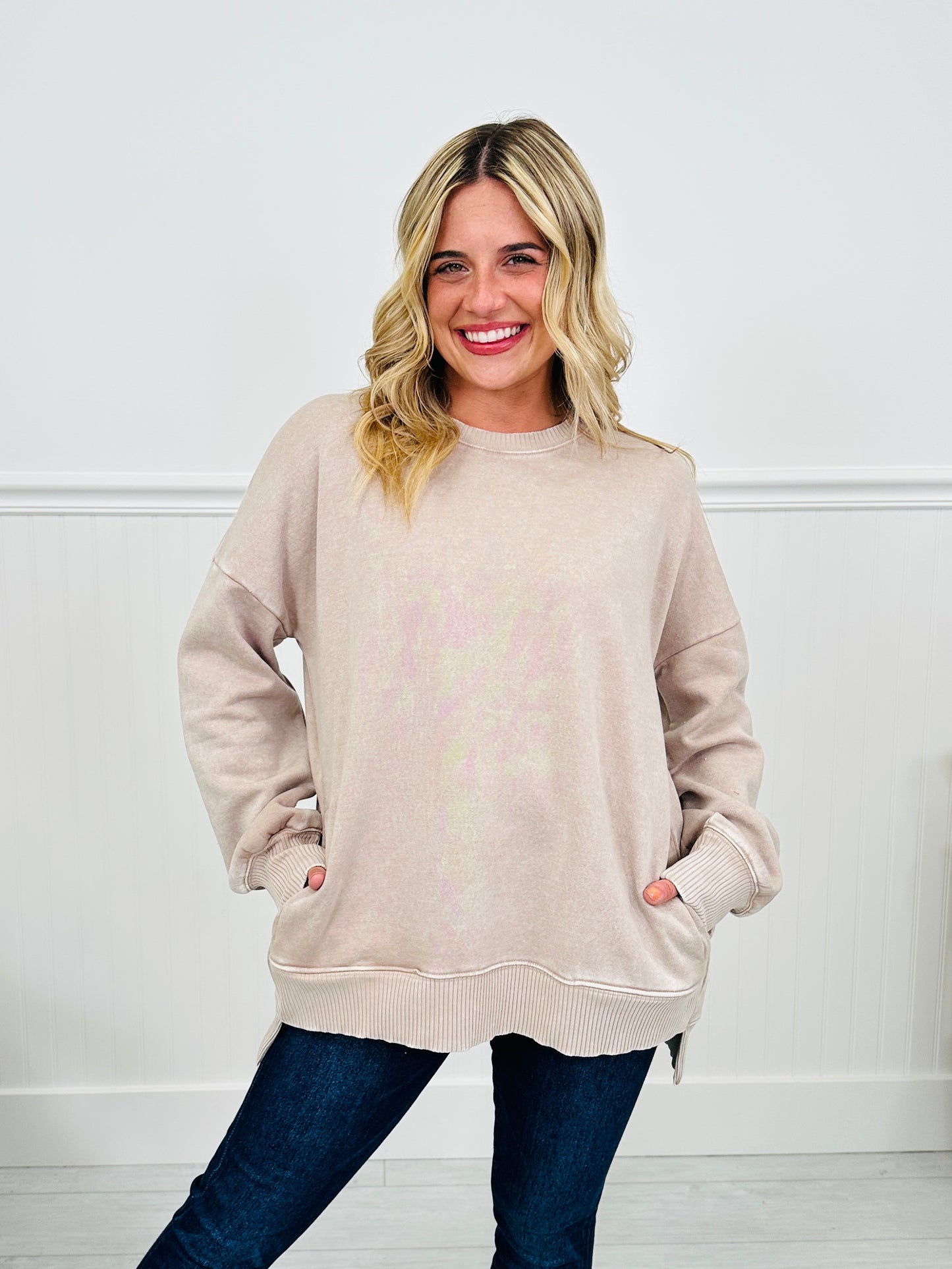 Falling Into Place Pullover- Multiple Colors!